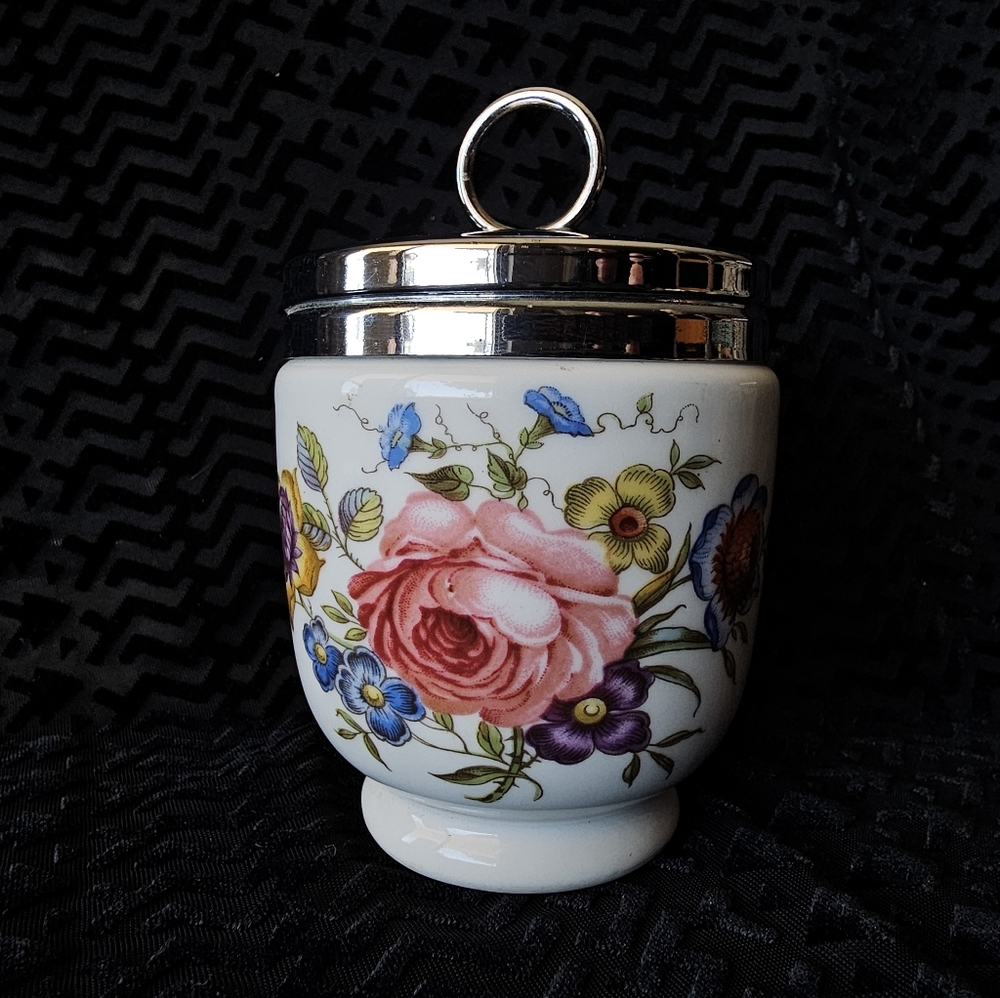 Vintage Royal Worcester Porcelain Egg Coddler